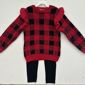 Jessica Simpson Plaid Outfit Size 6 Little Girl